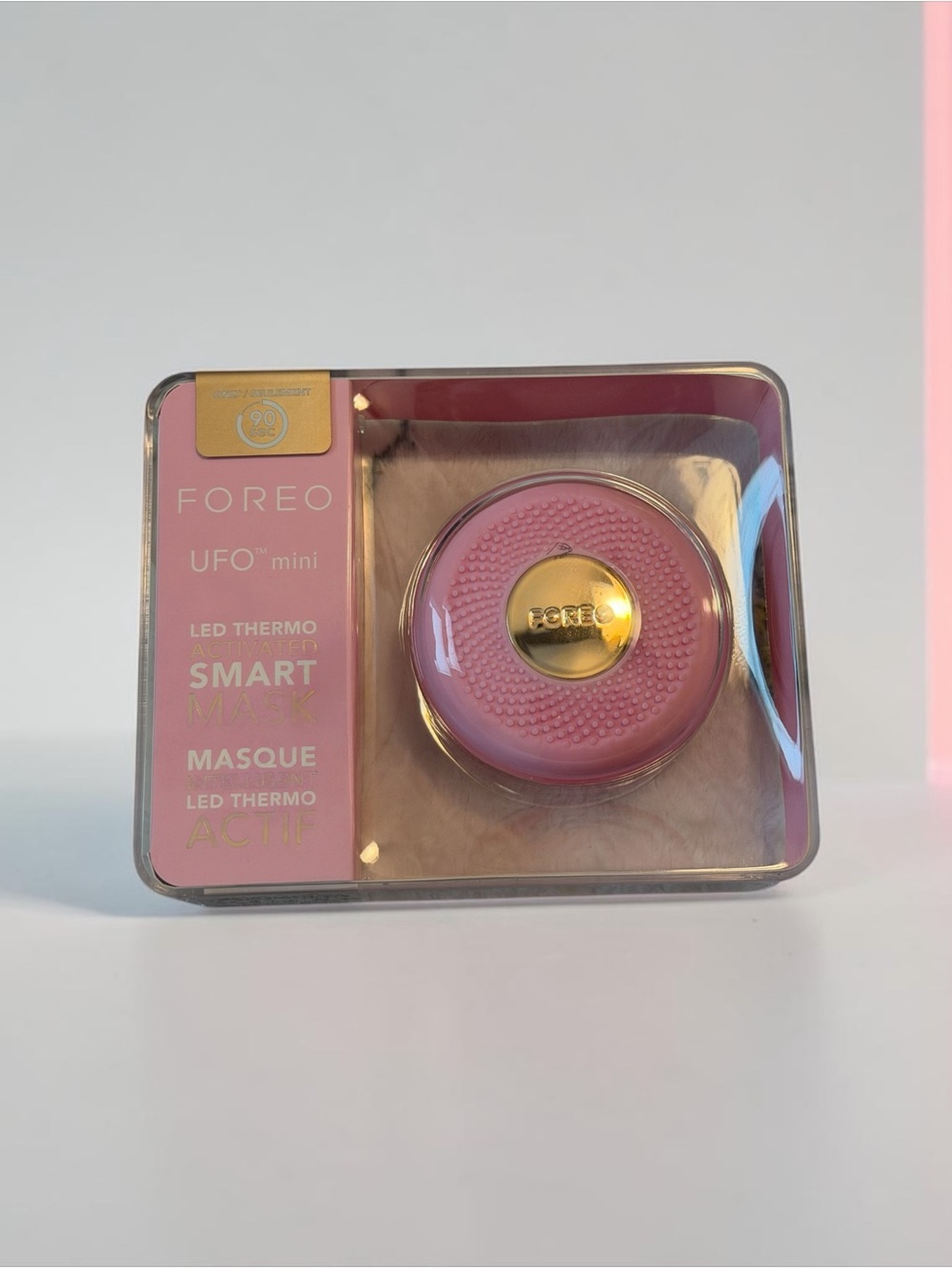 FOREO UFO Mini Pearl Pink LED Thermo Smart Mask Device, NWT